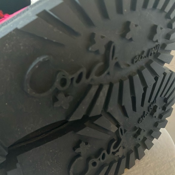 Coach: Lenora (Q1000) Hot Pink & Black Winter Boots- 9.5- marks - Picture 15 of 16